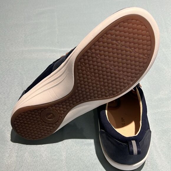 Revitalign Orthotic Shoes Brewster Canvas‎ Blue Waco Spenco size 12.5EE B37 main image 4